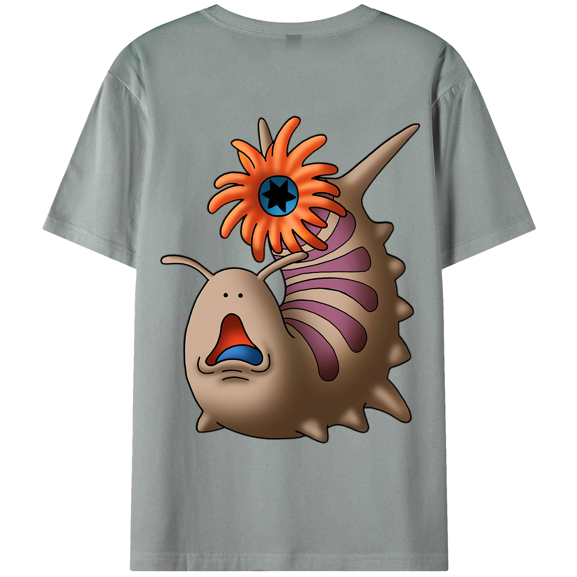 （画像用） ドラゴンクエスト Doragon Kuesuto Dragon Quest 綿100％ メンズ半袖Tシャツ（バックプリント） 通気性